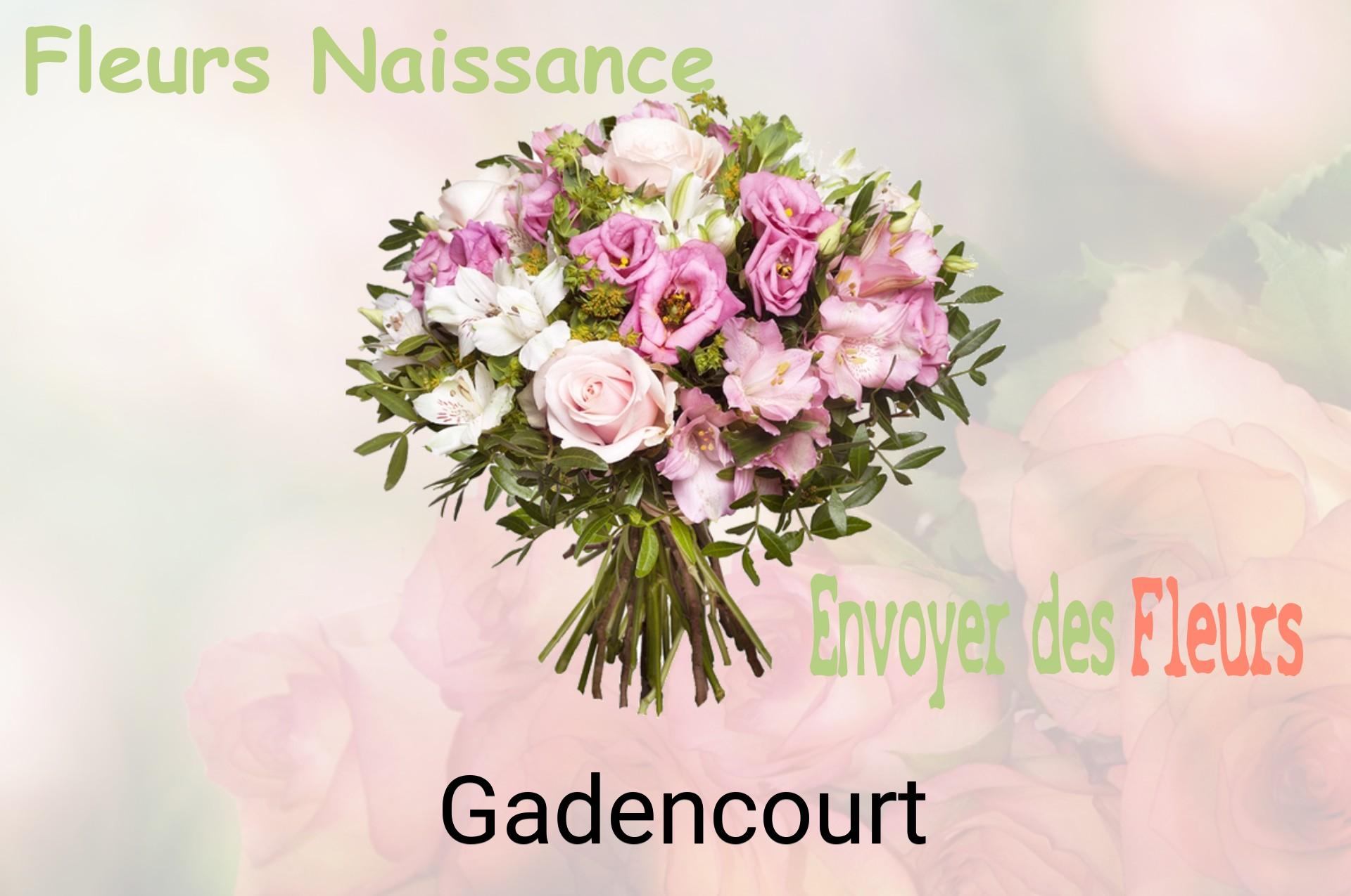 Bouquet de fleurs de naissance livré à Gadencourt